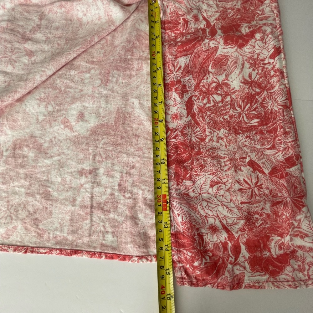 OLD NAVY Ecru Coral Tropical Floral Maxi Sundress Adjustable Straps Size S - Picture 12 of 12